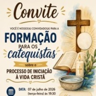 07/07/2026 - Formação para os Catequistas