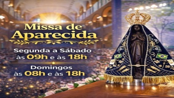 09:00 | Retransmissão Ao Vivo da Missa de Aparecida